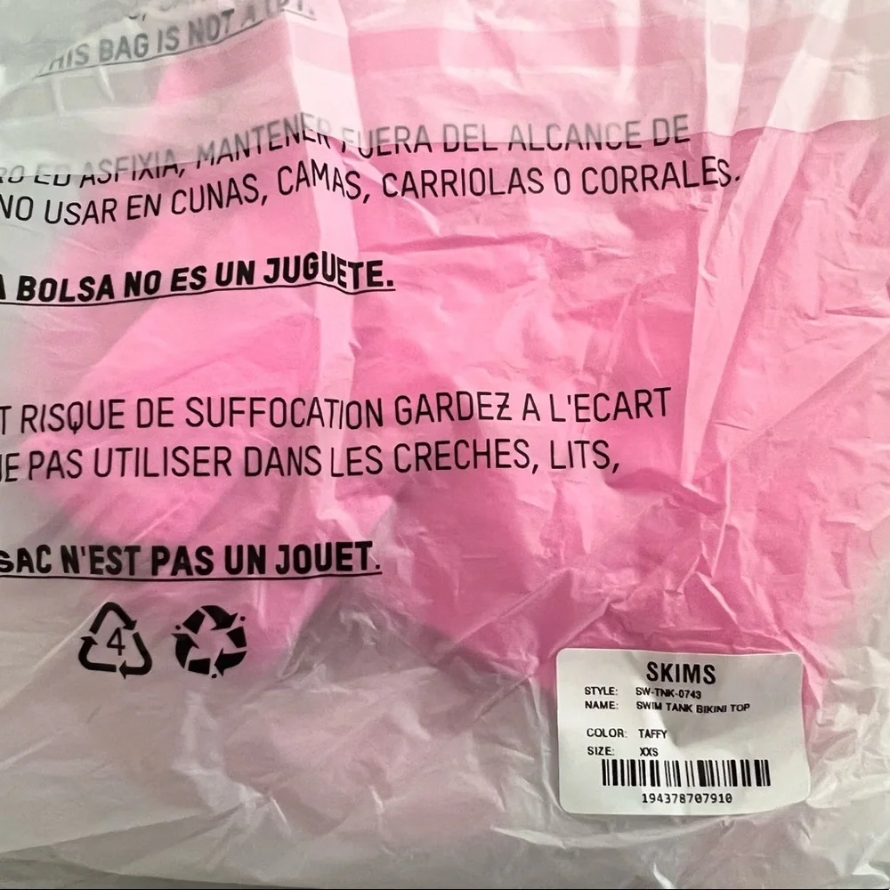NWT Set Skims Swim Tube Skirt w/ Swim Tank Bikini Sz XXS Taffy